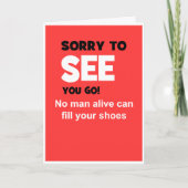 別れおもしろいる カード (正面)