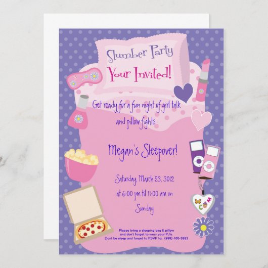 別れか眠りか 招待状 (正面/裏面)