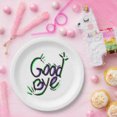 別れのおもしろい引用文 ペーパープレート (パーティー)