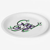 別れのおもしろい引用文 ペーパープレート (アングル)