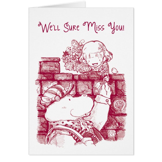 別れのカード-よい日 (正面)