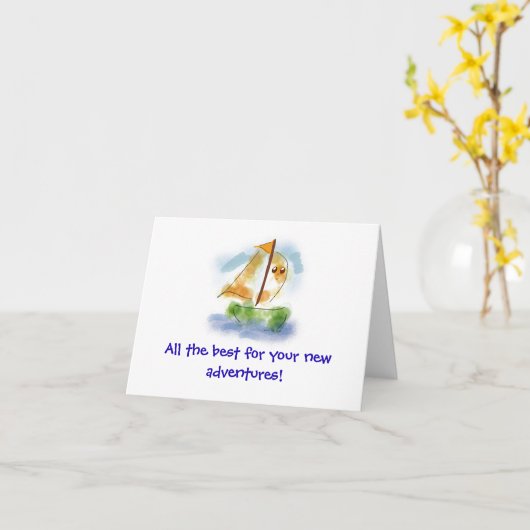 別れのカード カード (黄色い花)