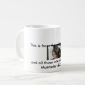 別れのキスブッシュ及び靴のマグ。 コーヒーマグカップ (正面左)