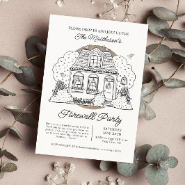 別れのストップパーティーで立ち寄る 招待状