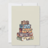 別れのパーティーの世界の旅は冒険を開始 招待状 (裏面)