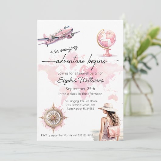 別れのパーティー世界旅行の冒険が始まる 招待状 (スタンド正面)