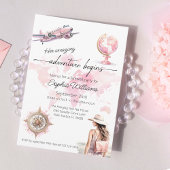 別れのパーティー世界旅行の冒険が始まる 招待状