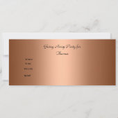 別れの会の招待状 招待状 (裏面)