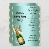 別れの会 招待状 さようなら (正面/裏面)