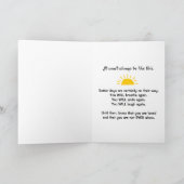 別れの励まし、より良い日々が来る カード (内部)