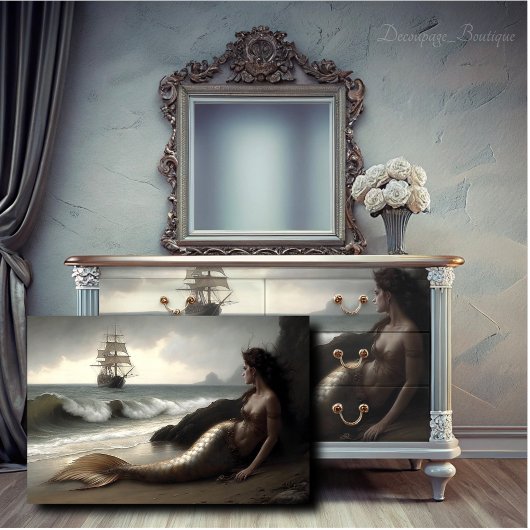 別れの旅マーメイドの切り離 薄葉紙