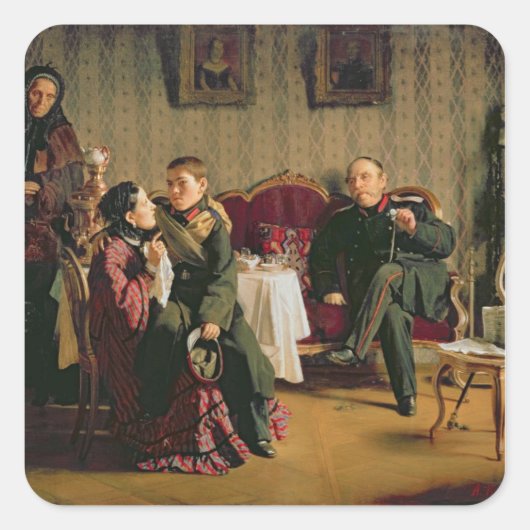 別れの日, 1872 スクエアシール (正面)