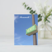 別れを告げる ポストカード (スタンド正面)