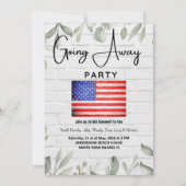 別れパーティーの招待状 招待状 (正面)