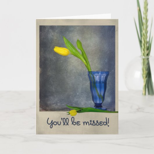 別れ カード (正面)