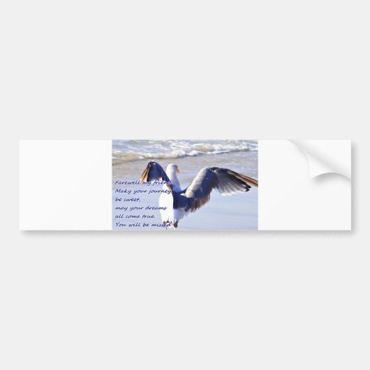 別れ_ バンパーステッカー (正面)