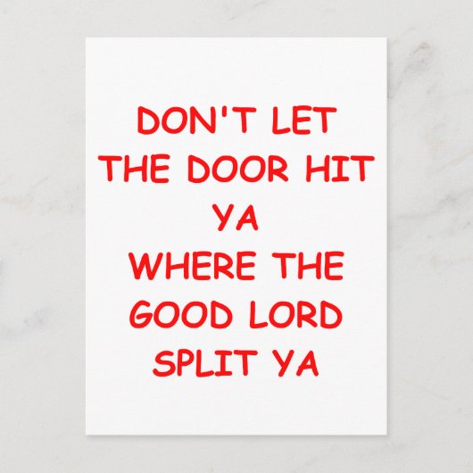 別れ ポストカード (正面)