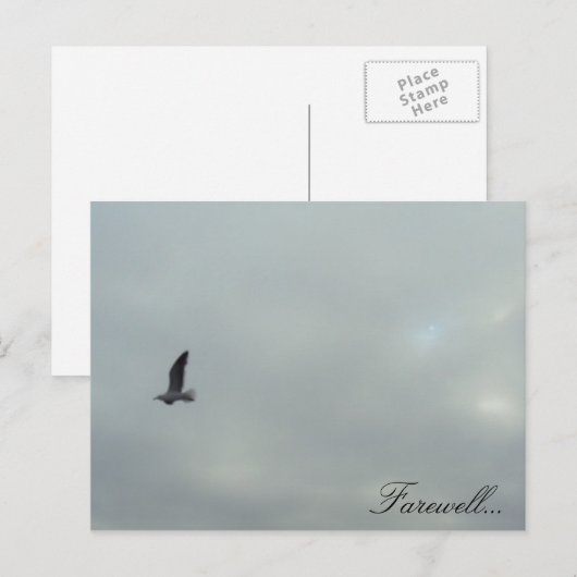 別れ... ポストカード (正面/裏面)