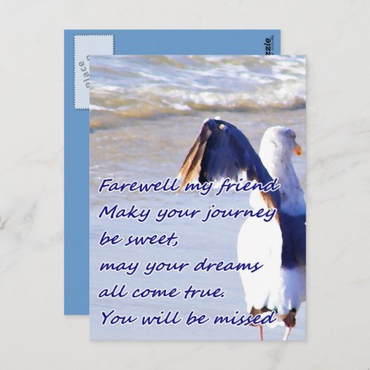 別れ_ ポストカード (正面/裏面)