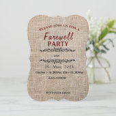 別れ 招待状 (スタンド正面)