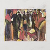 別れ、有名絵画なマケ威厳があるの ポストカード (正面)