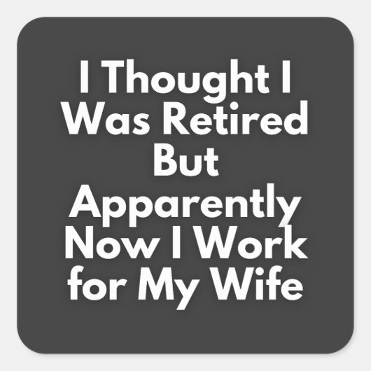 別エレガントれのパーティーモダン、引退お祝い、 スクエアシール (正面)