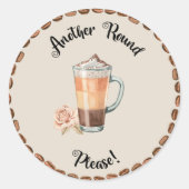 別ラウンドPLEASEコーヒーシール ラウンドシール (正面)