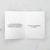 別名カードを悲しませる悔やみや弔慰カード カード (内部)