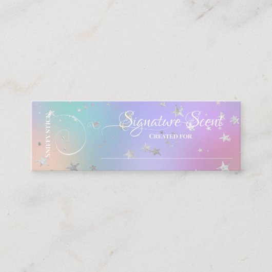 別売り香り個人的な香りスニフノートミックス スキニー名刺 (正面)