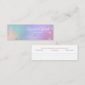 別売り香り個人的な香りスニフノートミックス スキニー名刺 (正面/裏面)