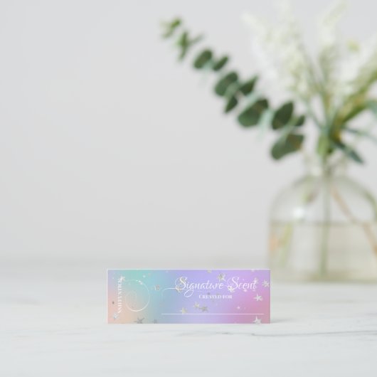 別売り香り個人的な香りスニフノートミックス スキニー名刺 (スタンド正面)