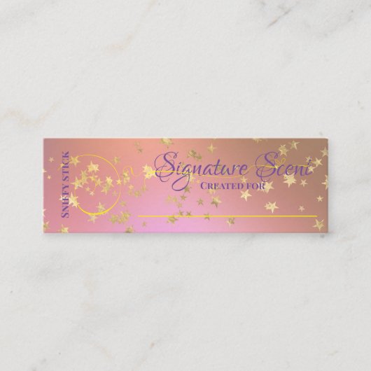 別売り香り個人的な香りスニフノートミックス スキニー名刺 (正面)