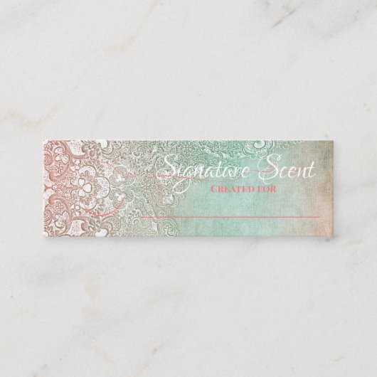 別売り香り個人的な香りスニフノートミックス スキニー名刺 (正面)