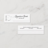 別売り香り個人的な香りスニフノートミックス スキニー名刺 (正面/裏面)