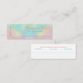 別売り香り個人的な香りスニフノートミックス スキニー名刺 (正面/裏面)