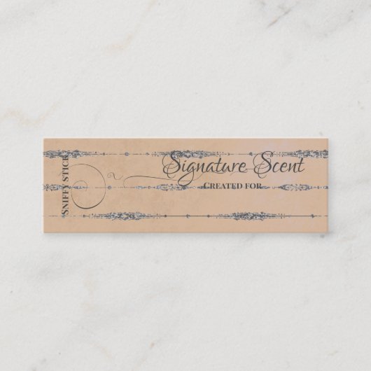 別売り香り個人的な香りスニフノートミックス スキニー名刺 (正面)