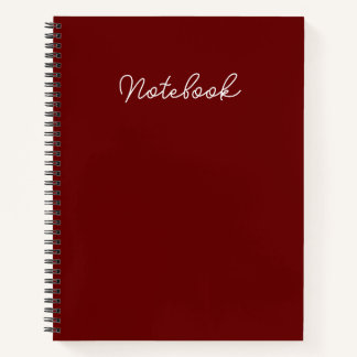 別書付き： 8.5" x 11" ノートブック