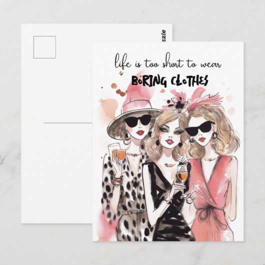 別紙はがき ポストカード (正面/裏面)