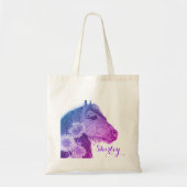 別色の馬 トートバッグ (正面)