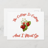 別荘が呼んでいる、私は行かなければならない ポストカード (正面/裏面)