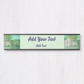 別荘Borghese -ぶら下がったな名札 サインプレート (正面)