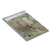 別荘Farneseおよび「Cからの庭の眺め、 ノートブック (右側)