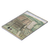 別荘Farneseおよび「Cからの庭の眺め、 ノートブック (左側)