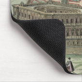 別荘Farneseおよび「Cからの庭の眺め、 マウスパッド (コーナー)