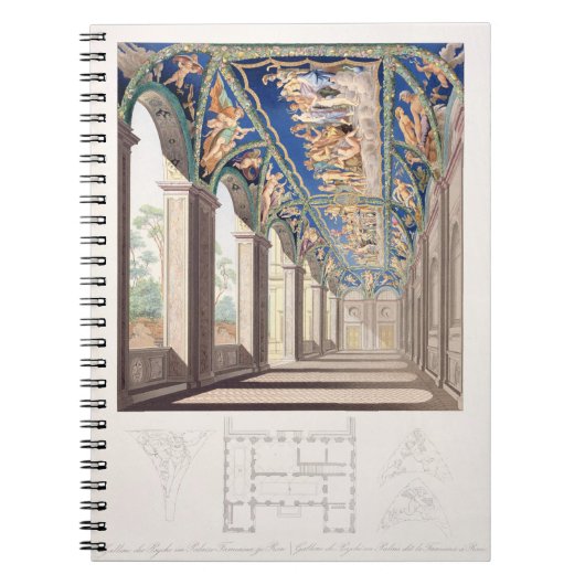 別荘Farnesina、ローマの精神のギャラリー ノートブック (正面)