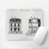 別荘Suburbaine、St.の雲で首位のChasse マウスパッド (マウス)