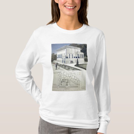 別荘Wagner、ウィーン Tシャツ (正面)