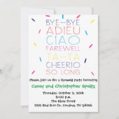 別離の招待状 招待状 (正面)