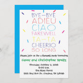 別離の招待状 招待状 (正面/裏面)