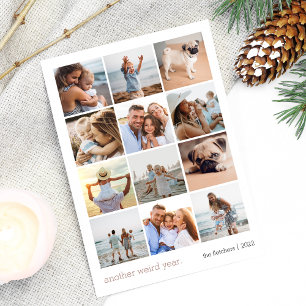 別風変わり年  レビューの年フォトコラージュ シーズンカード